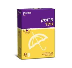 אלטמן פרוטק GOLD מחוזק בג&#39;ינסנג, מזון מלכות ותה ירוק 60 כמוסות רכות